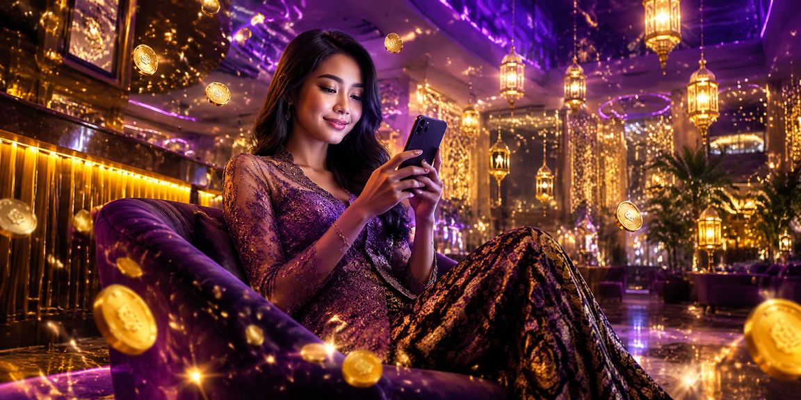 Pemain menikmati permainan casino di perangkat seluler pada platform kakek188